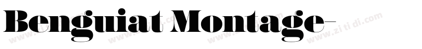 Benguiat Montage字体转换